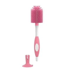 Brown's - Escova para garrafas de toque suave, rosa