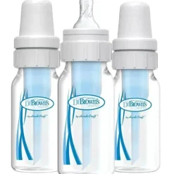 Brown's - Frasco de polipropileno padrão de fluxo natural 3Pk, 4 onças