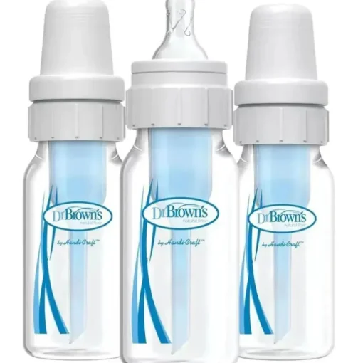 Brown's - Frasco de polipropileno padrão de fluxo natural 3Pk, 4 onças