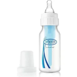 Brown's - Frasco padrão de polipropileno de fluxo natural, 4 onças