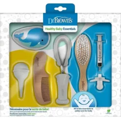 Brown's - Kit de cuidados essenciais para bebês saudáveis ​​para bebês e bebês, kit de 8 peças