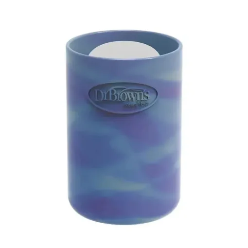 Brown's - Manga estreita para garrafa de vidro de 4 onças/120 ml que brilha no escuro