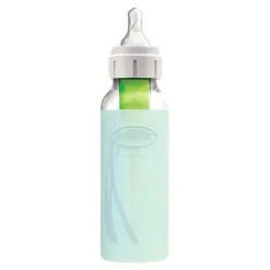 Brown's - Manga estreita para garrafa de vidro de 8 onças/250 ml, menta