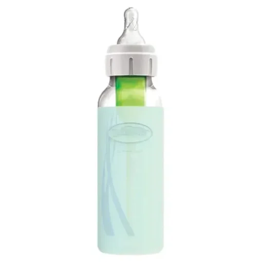 Brown's - Manga estreita para garrafa de vidro de 8 onças/250 ml, menta