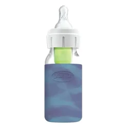 Brown's - Manga estreita para garrafa de vidro de 4 onças/120 ml que brilha no escuro