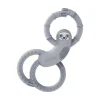 Brown's - Mordedor de silicone Flexees Sloth, cinza