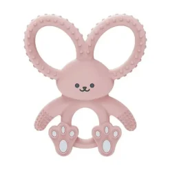 Brown's - Mordedor de silicone Flexees Bunny, rosa