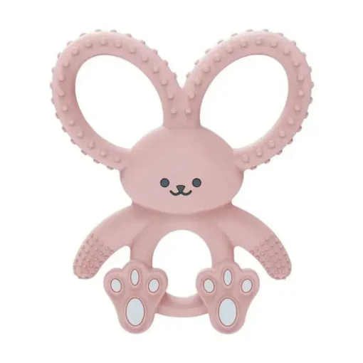Brown's - Mordedor de silicone Flexees Bunny, rosa