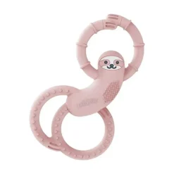 Brown's - Mordedor de silicone Flexees Sloth, rosa