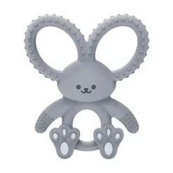 Brown's - Mordedor de silicone Flexees Bunny, cinza