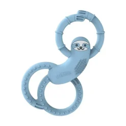 Brown's - Mordedor de silicone Flexees Sloth, azul