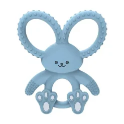 Brown's - Mordedor de silicone Flexees Bunny, azul