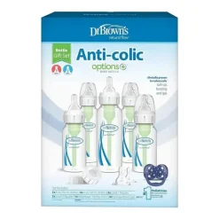 Brown's - Opções + Conjunto de mamadeira anti-cólica estreita