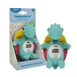 Brown's - Termômetro de banho flutuante CleanUp Temposaurus