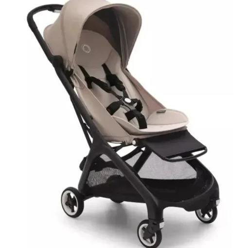 Bugaboo - Carrinho compacto completo Butterfly, preto/cinza deserto