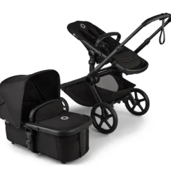 Bugaboo - Carrinho de bebê Kangaroo Complete, Preto/Preto meia-noite