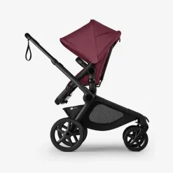 Bugaboo - Carrinho de bebê Kangaroo Complete, Preto/Cereja Escuro