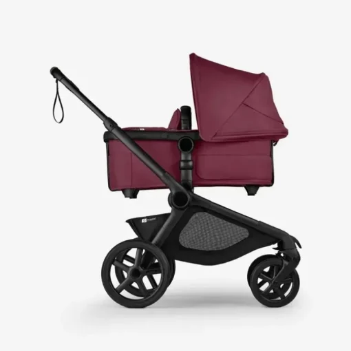 Bugaboo - Carrinho de bebê Kangaroo Complete, Preto/Cereja Escuro