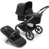 Bugaboo - Carrinho de passeio Fox 5 completo, preto/preto meia-noite