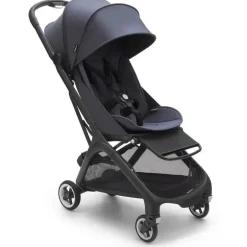 Bugaboo - Carrinho de passeio compacto completo borboleta, preto/azul tempestuoso
