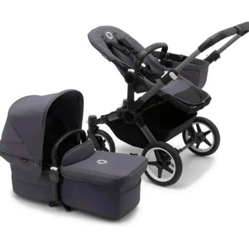 Bugaboo - Carrinho de passeio mono completo Donkey 5, grafite/azul tempestuoso