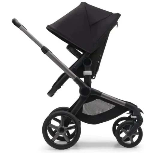 Bugaboo - Carrinho de passeio Fox 5 completo, preto/preto meia-noite