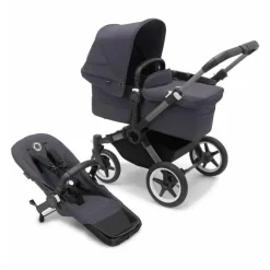 Bugaboo - Carrinho de passeio mono completo Donkey 5, grafite/azul tempestuoso