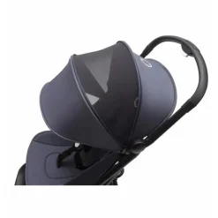 Bugaboo - Carrinho de passeio compacto completo borboleta, preto/azul tempestuoso