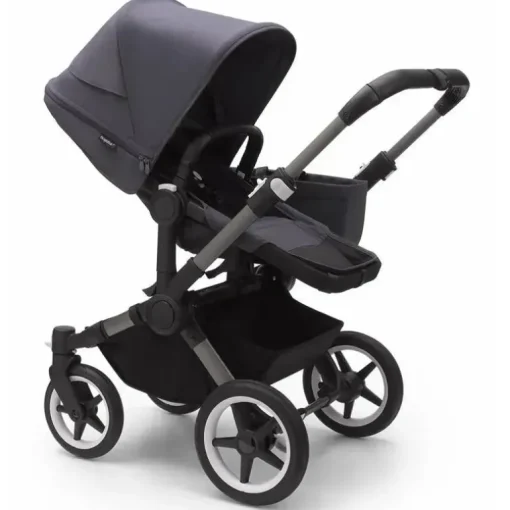 Bugaboo - Carrinho de passeio mono completo Donkey 5, grafite/azul tempestuoso