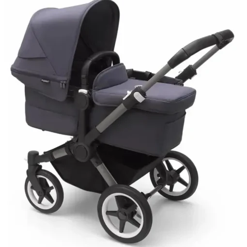 Bugaboo - Carrinho de passeio mono completo Donkey 5, grafite/azul tempestuoso