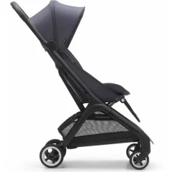 Bugaboo - Carrinho de passeio compacto completo borboleta, preto/azul tempestuoso
