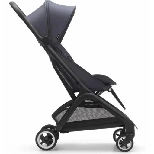 Bugaboo - Carrinho de passeio compacto completo borboleta, preto/azul tempestuoso
