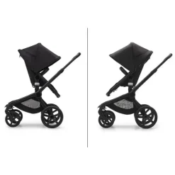 Bugaboo - Carrinho de passeio Fox 5 completo, preto/preto meia-noite