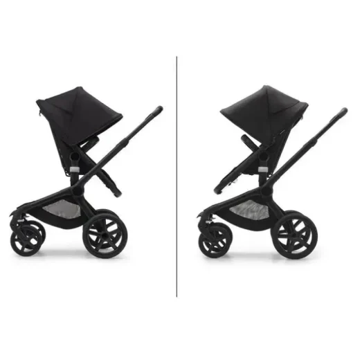 Bugaboo - Carrinho de passeio Fox 5 completo, preto/preto meia-noite