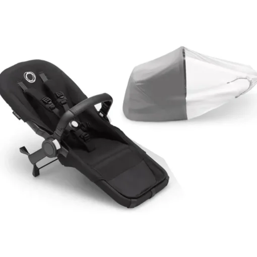 Bugaboo | Conjunto de extensão Donkey 5 Duo, preto meia-noite