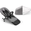 Bugaboo - Conjunto de extensão Donkey 5 Duo, Cinza Mélange