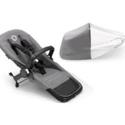 Bugaboo - Conjunto de extensão Donkey 5 Duo, Cinza Mélange