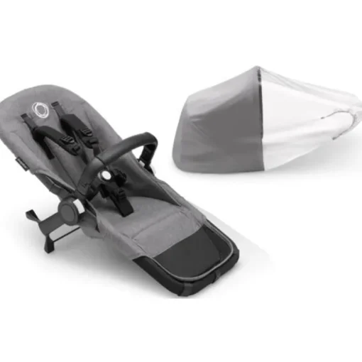 Bugaboo - Conjunto de extensão Donkey 5 Duo, Cinza Mélange