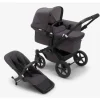 Bugaboo - Donkey 5 Mineral Mono Completo, Preto/Preto Lavado