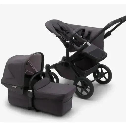 Bugaboo - Donkey 5 Mineral Mono Completo, Preto/Preto Lavado