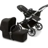 Bugaboo - Donkey 5 Mono Completo Carrinho Simples para Duplo, Alumínio/Preto Meia-Noite