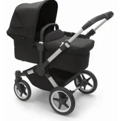 Bugaboo - Donkey 5 Mono Completo Carrinho Simples para Duplo, Alumínio/Preto Meia-Noite