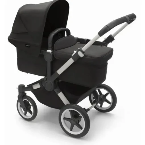 Bugaboo - Donkey 5 Mono Completo Carrinho Simples para Duplo, Alumínio/Preto Meia-Noite