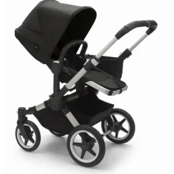 Bugaboo - Donkey 5 Mono Completo Carrinho Simples para Duplo, Alumínio/Preto Meia-Noite