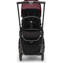 Bugaboo - Dragonfly Seat Complete, Black/Dark Cherry-Dark Cherry