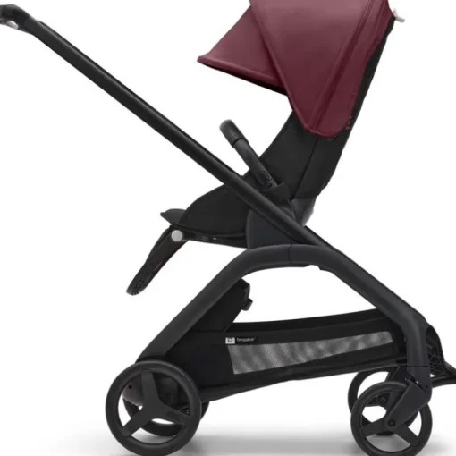 Bugaboo - Dragonfly Seat Complete, Black/Dark Cherry-Dark Cherry