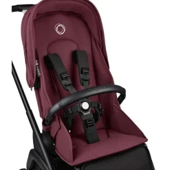 Bugaboo - Dragonfly Seat Complete, Black/Dark Cherry-Dark Cherry