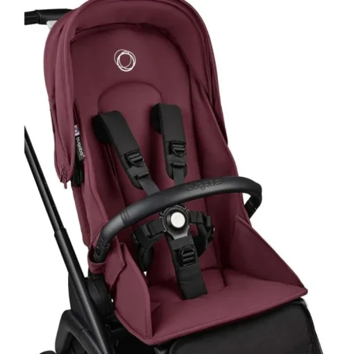 Bugaboo - Dragonfly Seat Complete, Black/Dark Cherry-Dark Cherry