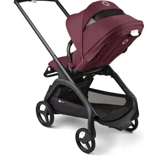 Bugaboo - Dragonfly Seat Complete, Black/Dark Cherry-Dark Cherry