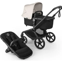 Bugaboo - Fox 5 Renew Complete Bassinet & Seat, Misty White